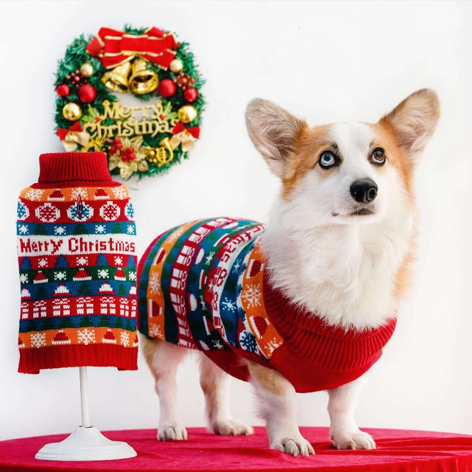 Pet Dog Christmas Turtleneck Sweater - Premium from HappyDogs.Company - Just $8.07! Shop now at HappyDogs.Company