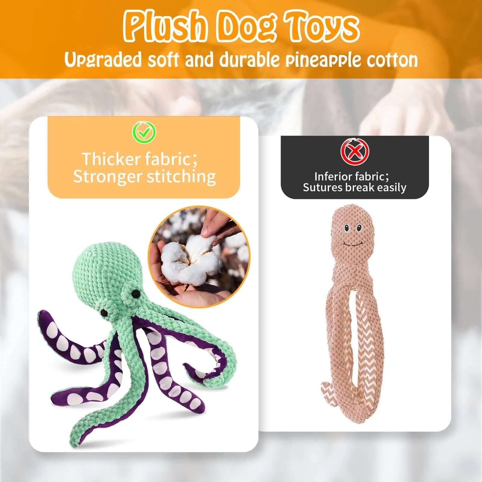 Pet Plush Toy Cat Dog Voice Octopus Shell Puzzle Toy Bite Resistant Interactive Pet Dog Teeth Cleaning Chew Toy Pet Supplies - Premium 4 from HappyDogs.Company - Just $10.01! Shop now at HappyDogs.Company