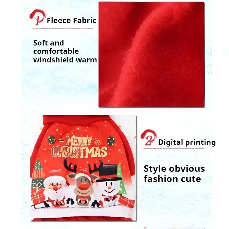Christmas Dog Coat Sweater - Premium from HappyDogs.Company - Just $33.99! Shop now at HappyDogs.Company