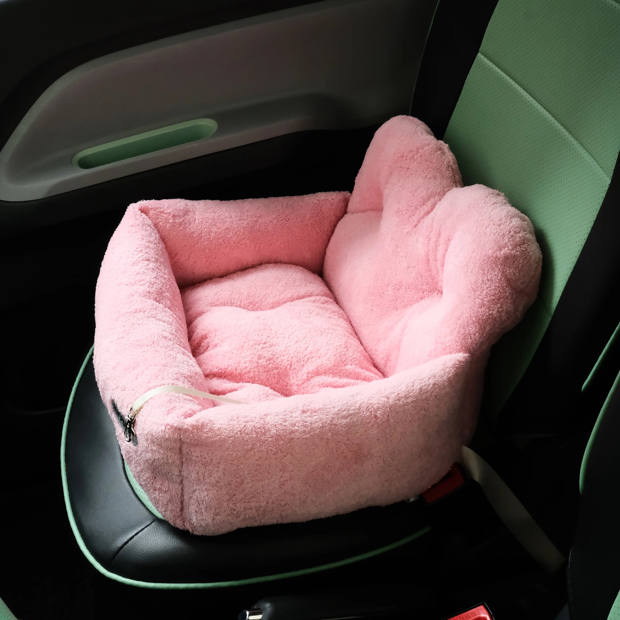 Portable Dog Car Booster Seat Plush - Premium from HappyDogs.Company - Just $47.99! Shop now at HappyDogs.Company