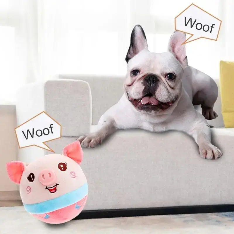 Electric Automatic Plush Bouncing Toy Interactive Self-moving Toy for Indoor Playing - Premium from HappyDogs.Company - Just $22.99! Shop now at HappyDogs.Company