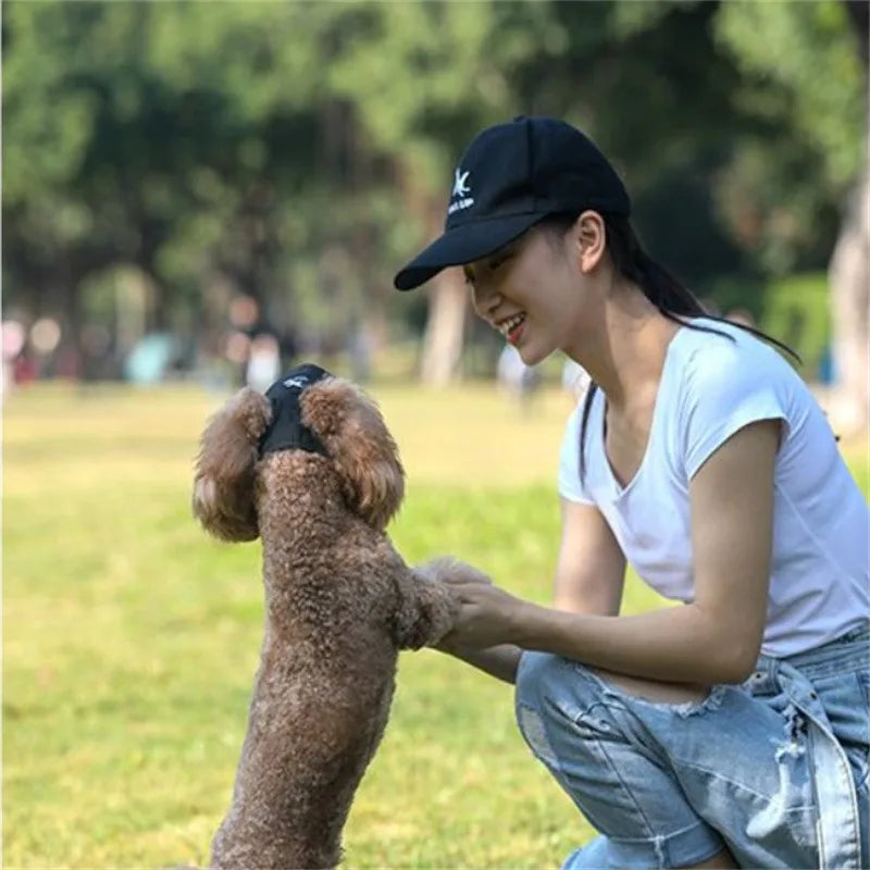 Summer Solid Color Dog Baseball Visor Hat - Premium from HappyDogs.Company - Just $22.99! Shop now at HappyDogs.Company