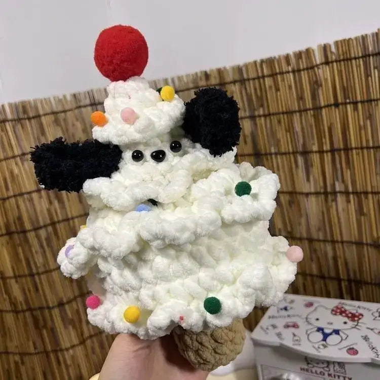 Handmade DIY Creative Christmas Crochet Ornament Homemade yarn weaving Dog Christmas Tree Material package gift Home Decor - Premium from HappyDogs.Company - Just $12! Shop now at HappyDogs.Company