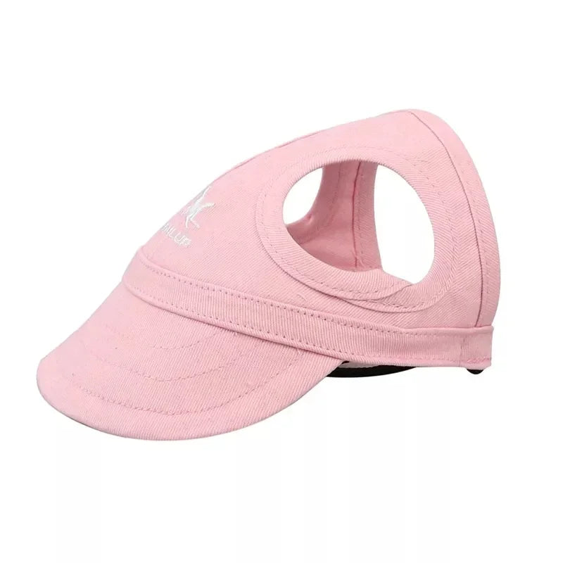Summer Solid Color Dog Baseball Visor Hat - Premium from HappyDogs.Company - Just $22.99! Shop now at HappyDogs.Company