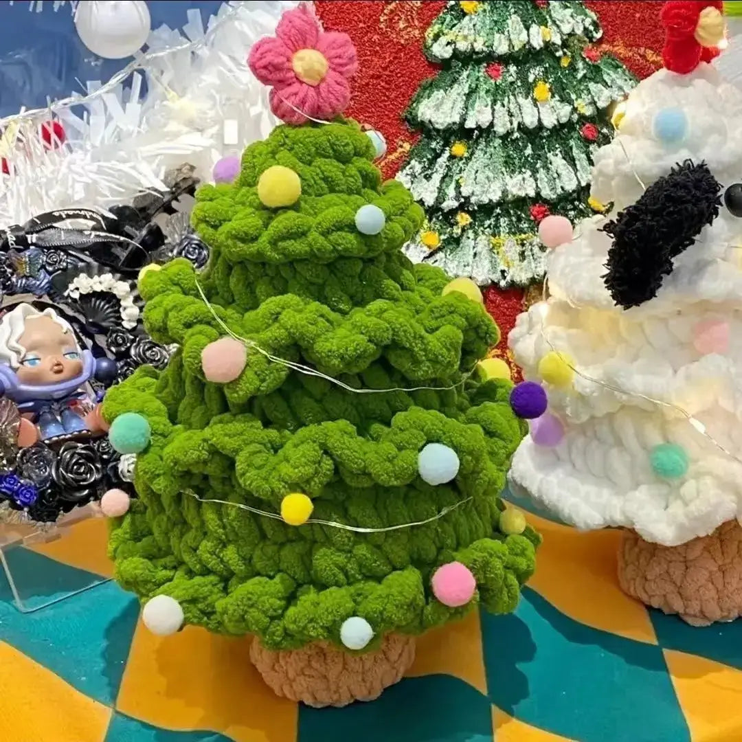 Handmade DIY Creative Christmas Crochet Ornament Homemade yarn weaving Dog Christmas Tree Material package gift Home Decor - Premium from HappyDogs.Company - Just $12! Shop now at HappyDogs.Company