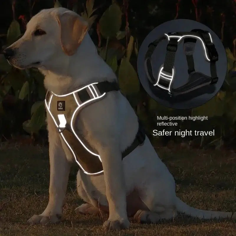 Dog Reflective Safety Training Harness - Premium from HappyDogs.Company - Just $22.99! Shop now at HappyDogs.Company