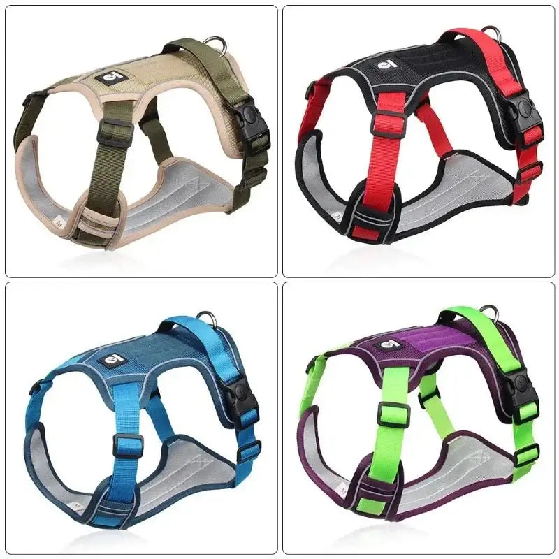 Dog Reflective Safety Training Harness - Premium from HappyDogs.Company - Just $22.99! Shop now at HappyDogs.Company