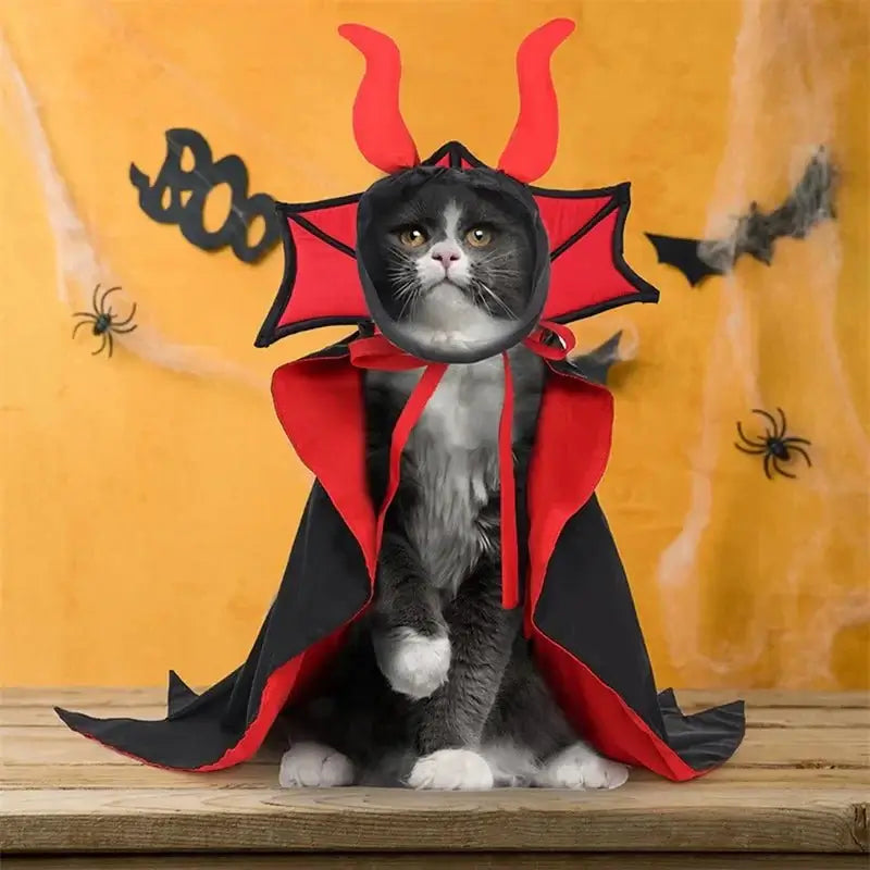 Funny Cape and Vampire Hat - Premium from HappyDogs.Company - Just $24.99! Shop now at HappyDogs.Company