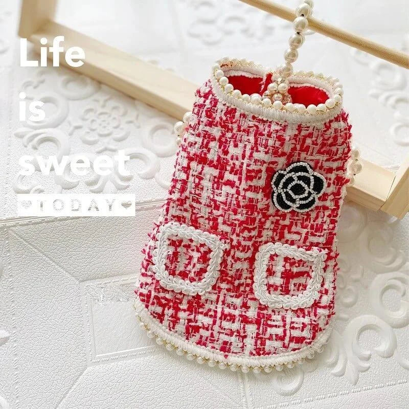 Handmade Tweed Pet Dress - Premium from HappyDogs.Company - Just $66.99! Shop now at HappyDogs.Company