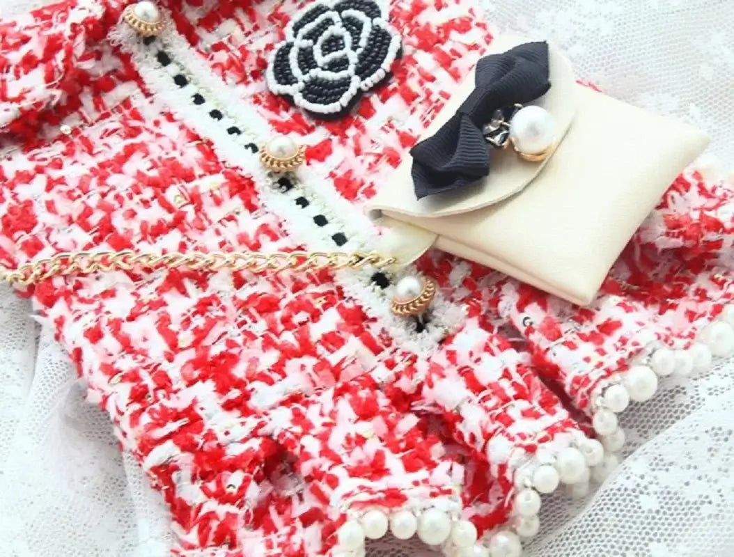 Handmade Tweed Pet Dress - Premium from HappyDogs.Company - Just $66.99! Shop now at HappyDogs.Company