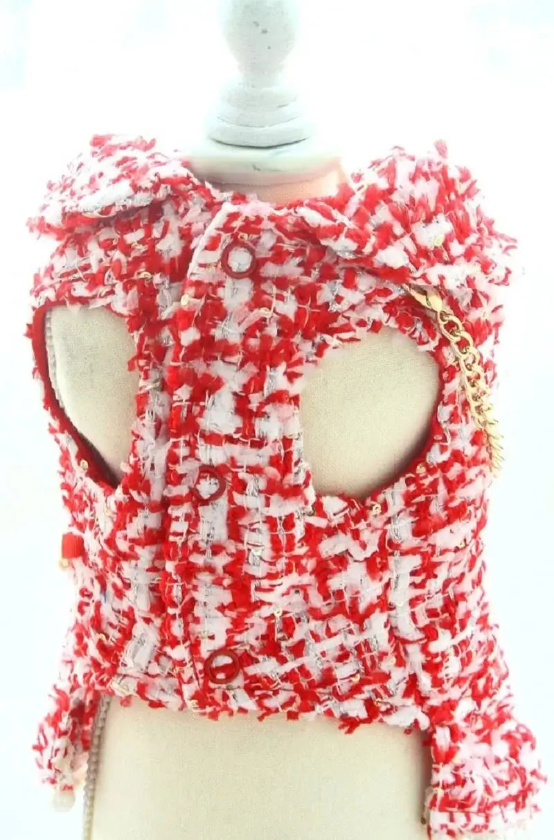 Handmade Tweed Pet Dress - Premium from HappyDogs.Company - Just $66.99! Shop now at HappyDogs.Company