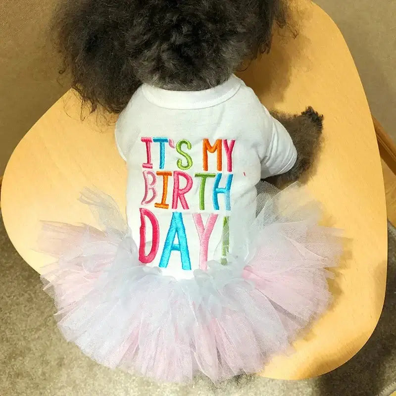 Its My BirthDay Pet Dress - Premium from HappyDogs.Company - Just $32.99! Shop now at HappyDogs.Company