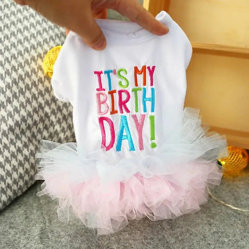 Its My BirthDay Pet Dress - Premium from HappyDogs.Company - Just $32.99! Shop now at HappyDogs.Company