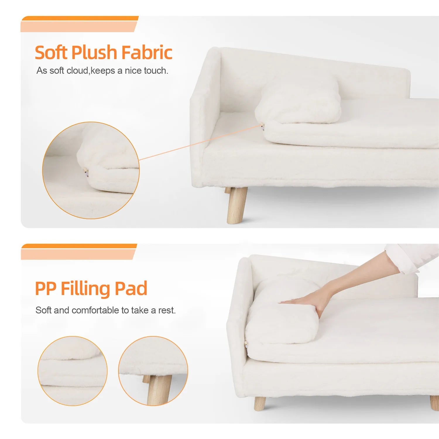 Nordic Pet Stool Bed with Cozy Pad - Premium from HappyDogs.Company - Just $89.99! Shop now at HappyDogs.Company