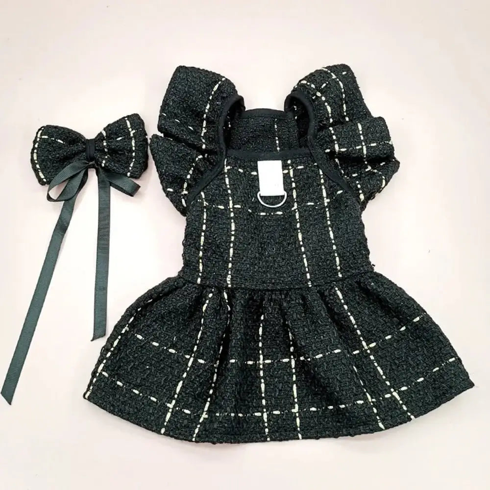 Pet Princess Style Dress Black/ White - Premium from HappyDogs.Company - Just $29.99! Shop now at HappyDogs.Company