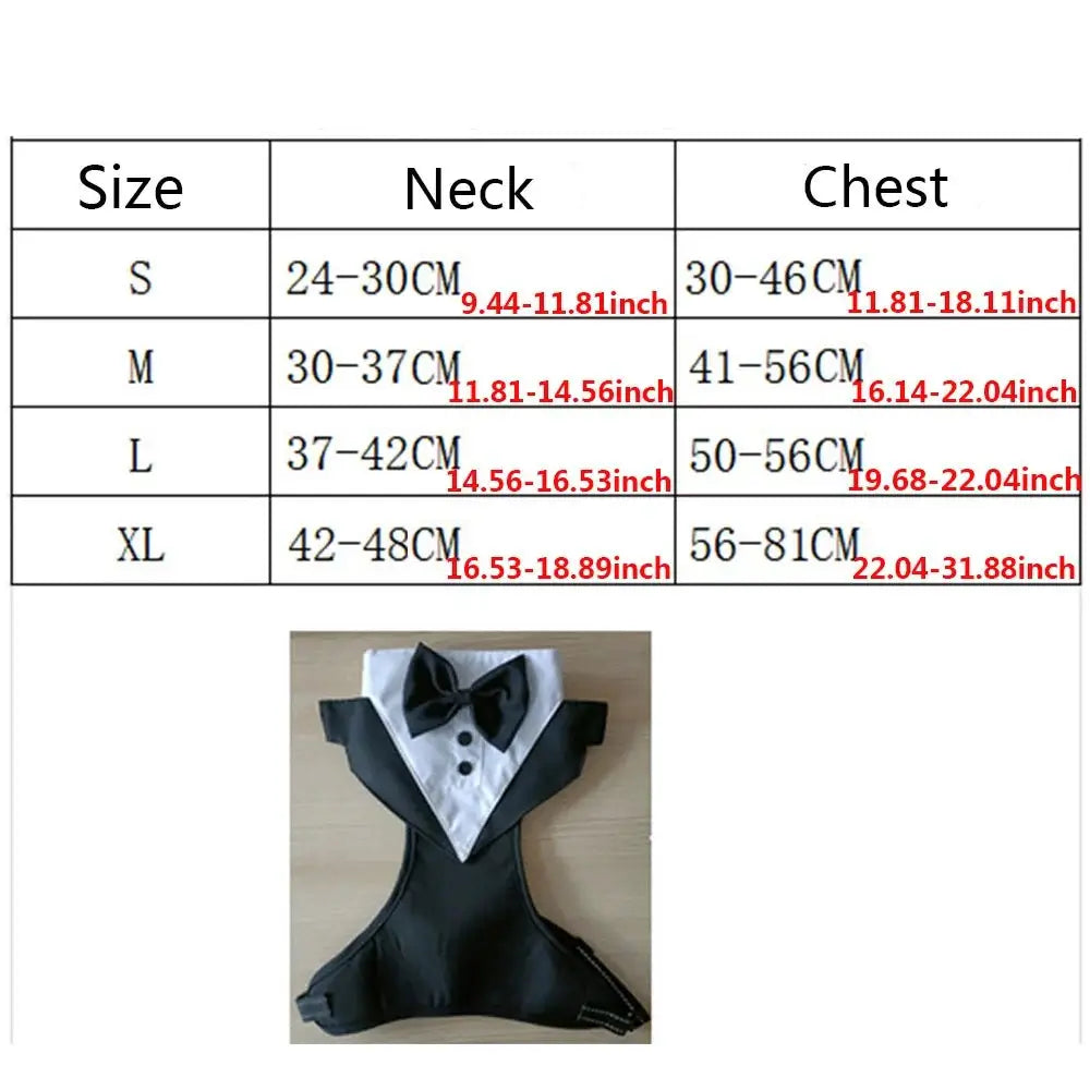 Pet Tuxedo Harness - Premium from HappyDogs.Company - Just $35.99! Shop now at HappyDogs.Company