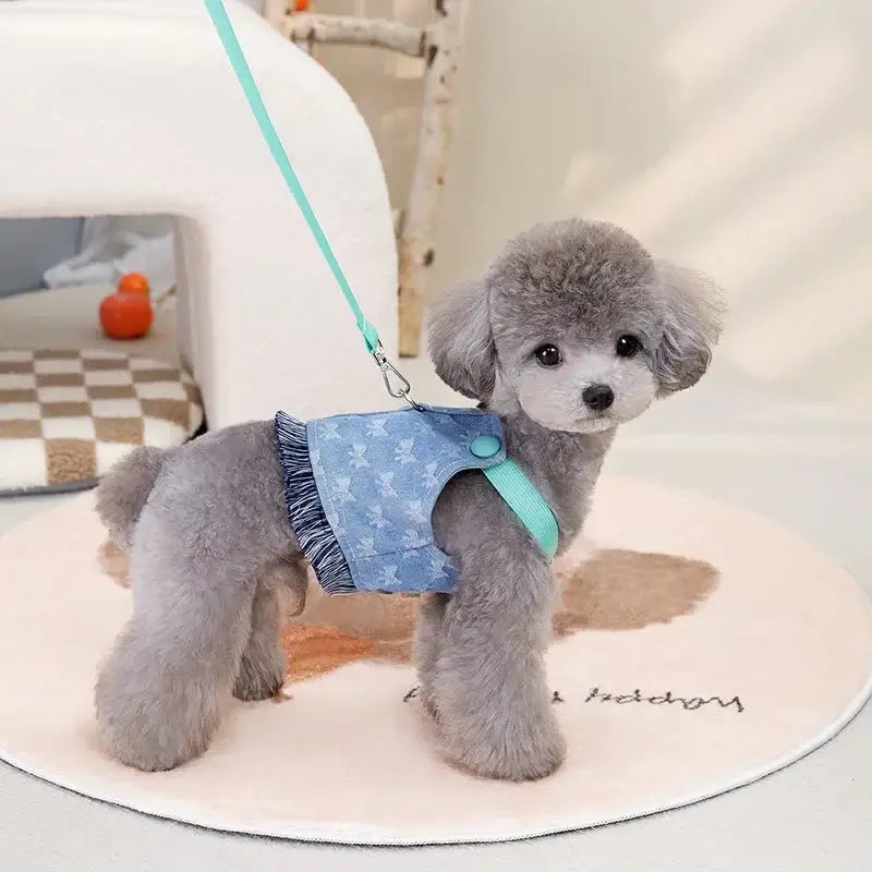 Puppy Jeans Harness Vest - Premium from HappyDogs.Company - Just $20.99! Shop now at HappyDogs.Company