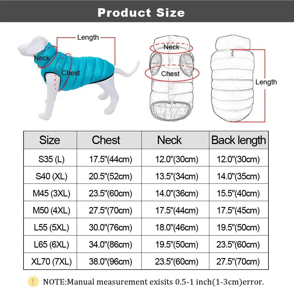 Warm Winter Reversible Dogs Jacket - Premium from HappyDogs.Company - Just $29.99! Shop now at HappyDogs.Company