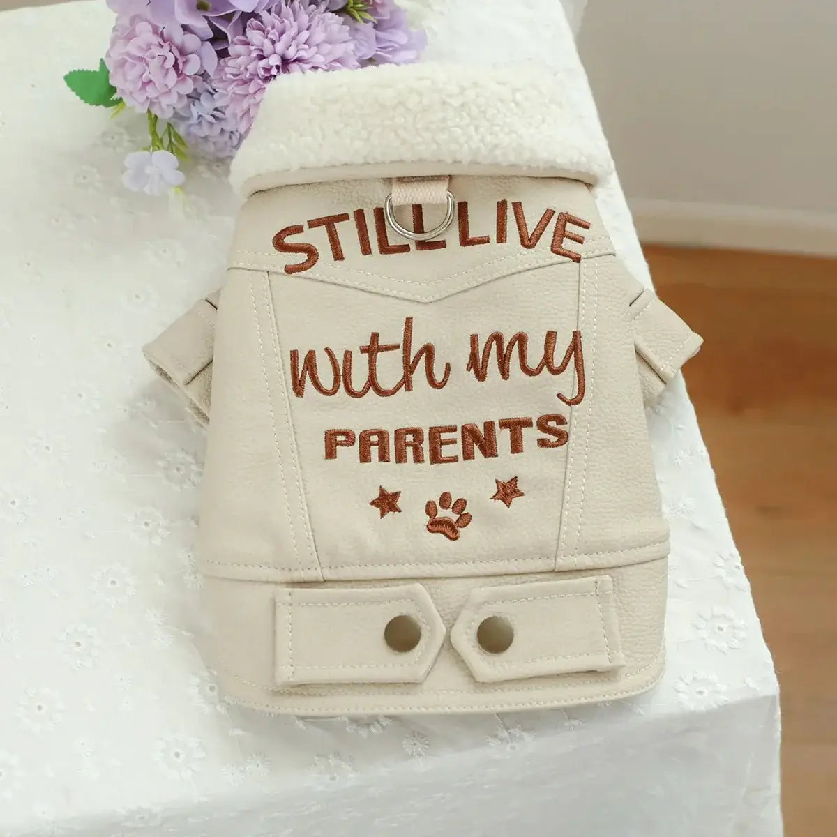 Winter PU Leather Dog Jacket Letters - Premium from HappyDogs.Company - Just $50.99! Shop now at HappyDogs.Company