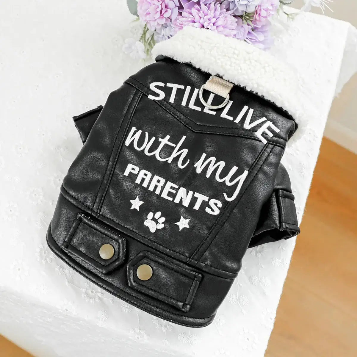 Winter PU Leather Dog Jacket Letters - Premium from HappyDogs.Company - Just $50.99! Shop now at HappyDogs.Company