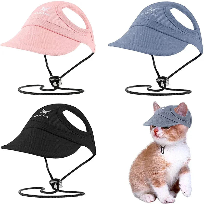 Summer Solid Color Dog Baseball Visor Hat - Premium  from HappyDogs.Company - Just $22.99! Shop now at HappyDogs.Company