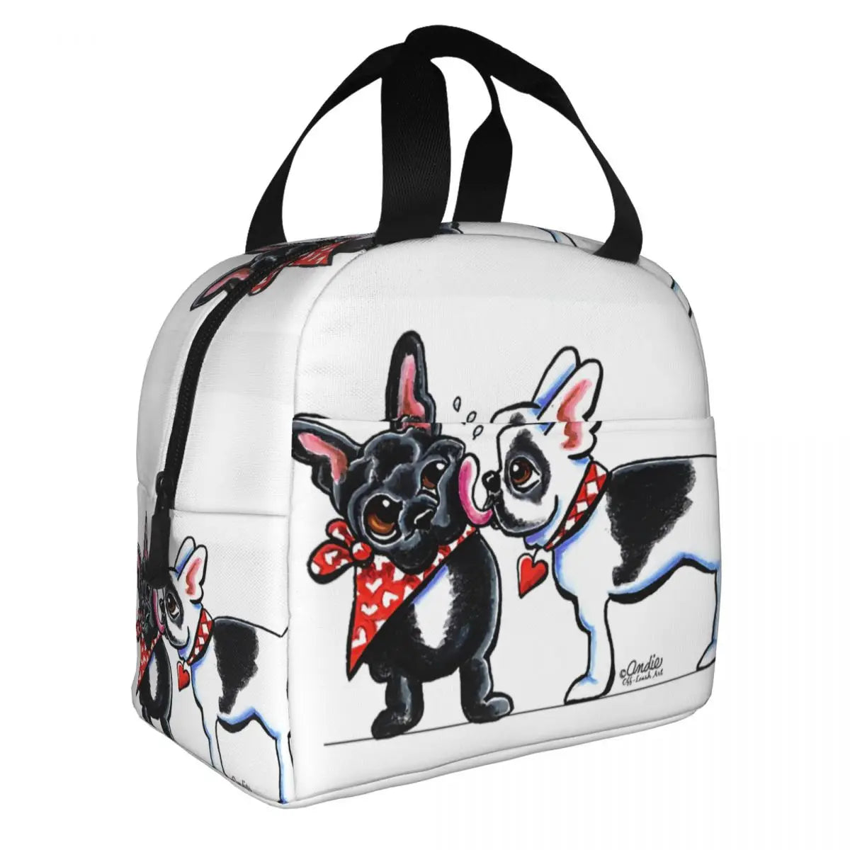 French Bulldog  Kiss Lunch Bag - Premium  from HappyDogs.Company - Just $30.99! Shop now at HappyDogs.Company