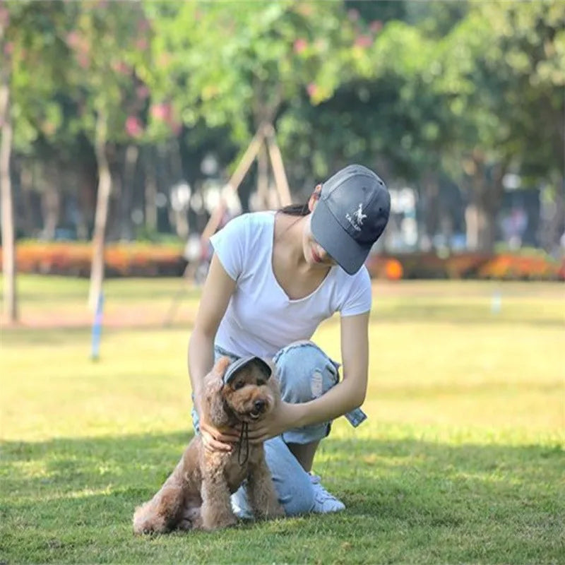 Summer Solid Color Dog Baseball Visor Hat - Premium  from HappyDogs.Company - Just $22.99! Shop now at HappyDogs.Company