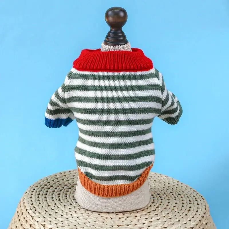 Vintage Striped Sweater For Smal And Medium Dogs - Premium  from HappyDogs.Company - Just $17.99! Shop now at HappyDogs.Company